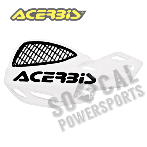 Acerbis - Acerbis Uniko Vented Handguards - White - 2072670002