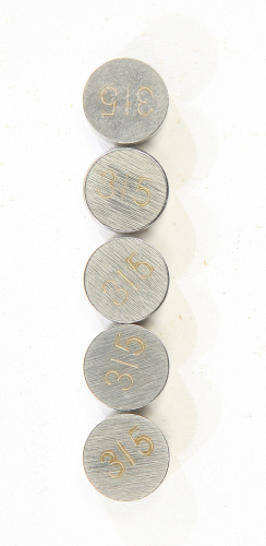 K&L Supply - K&L Supply 9.50mm Valve Shim Refill (5 pack) - 3.15mm - 13-6793