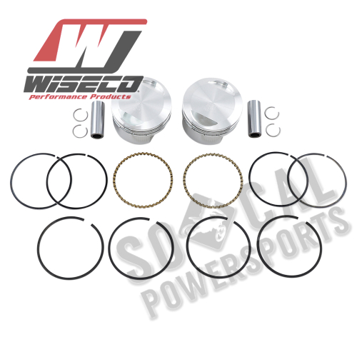 Wiseco - Wiseco K Piston Kit (73ci., Domed) - .010in. Oversize to 3.508in., 10:1 Compression - K1701