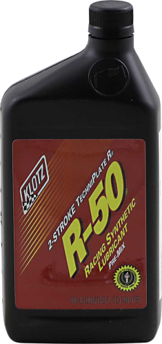 Klotz Oil - Klotz Oil R-50 Synthetic 2T Racing Techniplate Oil - 1qt. - KL-104