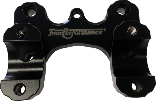 HeliBars - HeliBars Offset Risers For Pan America - Black - HR10163