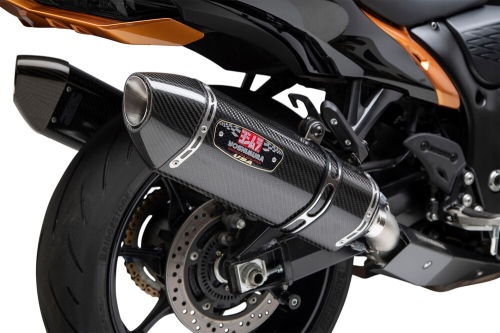 Yoshimura - Yoshimura Race R77 Slip-Ons - Carbon Fiber Muffler - 1121120220
