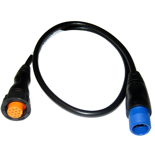 Garmin - Garmin 8-Pin Transducer to 12-Pin Sounder Adapter Cable w/XID