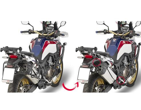 GIVI - GIVI Side Case Hardware for Trekker Series Hard Cases - PLR1144