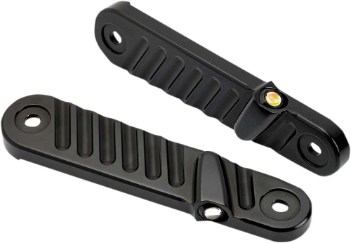Joker Machine - Joker Machine Finned Streamliner Front LED Turn Signals - Black - 05-210-1
