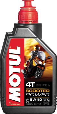 Motul - Motul Scooter Power 4T Motor Oil - 5W40 - 1L. - 105958