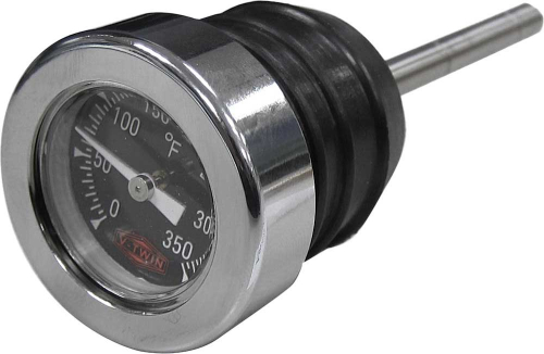 HardDrive - HardDrive Black Face Oil Dipstick with Temp Gauge - 2 7/8in. - T03-0098