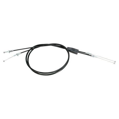 Motion Pro - Motion Pro Black Vinyl Push/Pull Throttle Cable Set (+2in.) - 02-0514