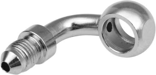 Goodridge - Goodridge Universal 90deg. Banjo Fitting - 7/16in. - Chrome - P599-03-04CH