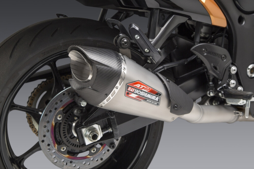 Yoshimura - Yoshimura AT2 Works Race Series Full System - Stainless Steel Muffler - Carbon Fiber End Cap - 11211AP520