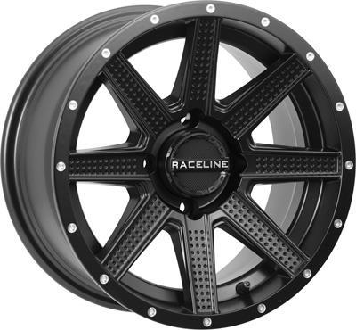 Raceline - Raceline Hostage Wheel - 12x7 - 5+2 Offset - 4/110 - Black - A92B-27011+10