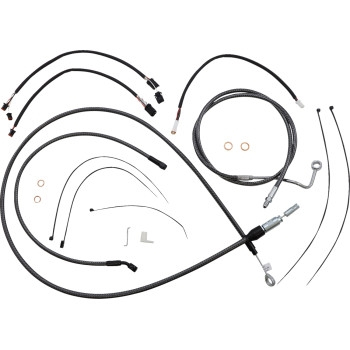 Magnum - Magnum Karbonfiber Handlebar Installation Kit for 12in-14in. Ape - 7871151