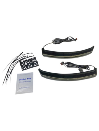 Custom Dynamics - Custom Dynamics Low-Profile Bagz for Indian - Smoke Lens - CD-INDBAG-INT-S