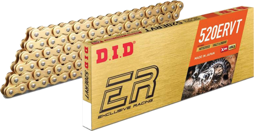 D.I.D - D.I.D 520 ERVT Series X-Ring Chain - 114 Links - Gold - 520ERVT114FB