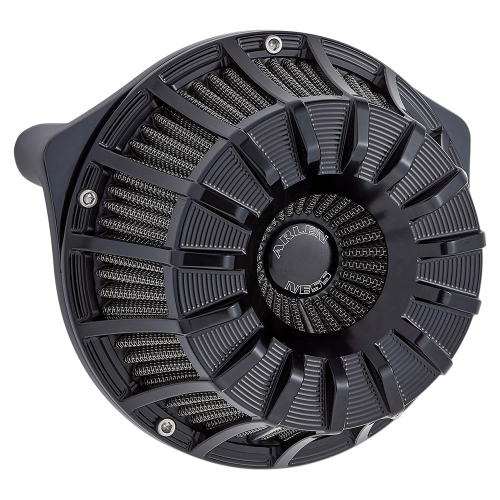 Arlen Ness - Arlen Ness Inverted Series Air Cleaner Kit - 15-Spoke - Black - 18-991