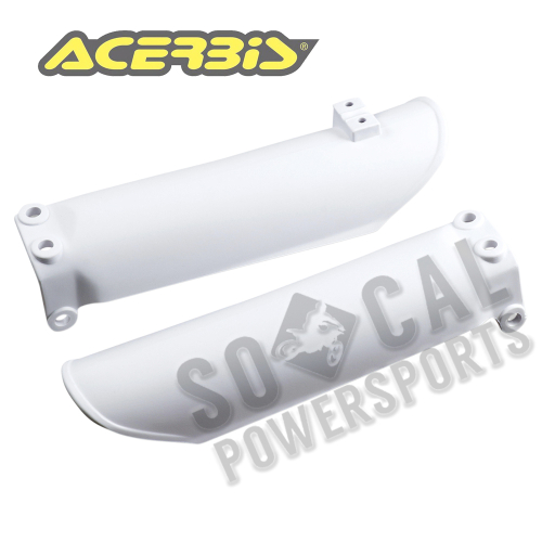 Acerbis - Acerbis Lower Fork Covers - White - 2732020002