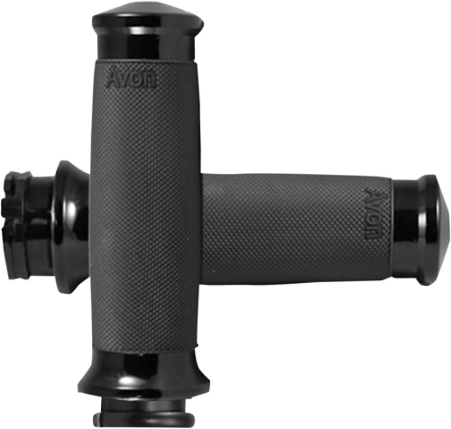 Avon Grips - Avon Grips Contour Custom Grips - Black Anodized - CC-86-ANO