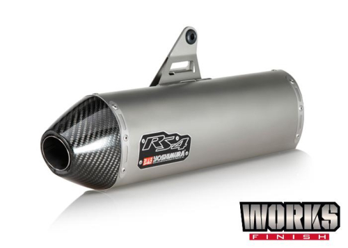 Yoshimura - Yoshimura RS-4 Street Series Work Finish Slip-On - Stainless Steel Muffler - 16190BD520