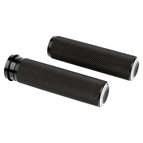 Arlen Ness - Arlen Ness Fusion Series Grips - Dual Ring - Black - 07-310