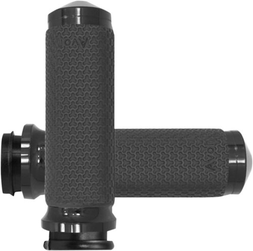 Avon Grips - Avon Grips Memory Foam Grips - 1.5in. - Black - MF-63A-ANO-FLY