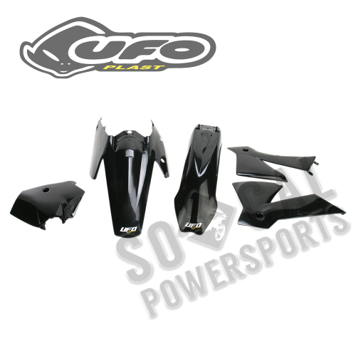 UFO Plastics - UFO Plastics Complete Body Kit - Black - KTKIT502-001
