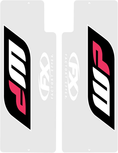 Factory Effex - Factory Effex Upper Fork Shield Graphic Kit - WP - Clear - 17-38080