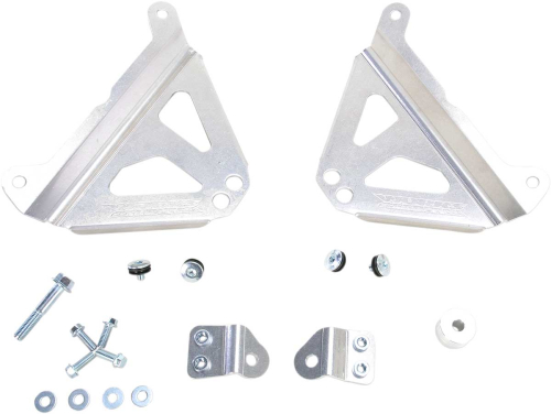 Works Connection - Works Connection Radiator Brace - Silver - 18-279