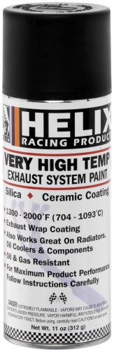 Helix Racing Products - Helix Racing Products High-Temperature Exhaust Paint - Aluminum - 165-1170