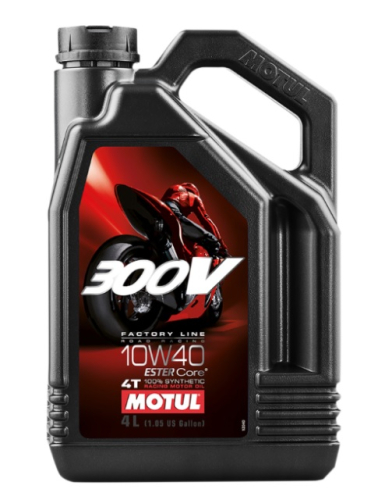 Motul - Motul 300V Synthetic Motor Oil - 10W40 - 4L. - 104121