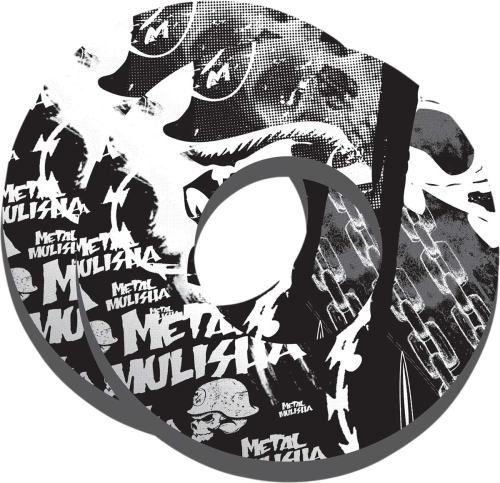 Factory Effex - Factory Effex Moto Grip Donuts - Metal Mulisha White - 14-67950