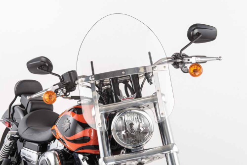 Slipstreamer - Slipstreamer HD-0 Windshield - 1 1/4in. - Clear - HD-0-C-1.25"