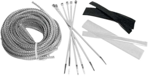 Baron Custom Accessories - Baron Custom Accessories Cable, Hose and Wire Chrome Dress Up Kit - BA-8200M