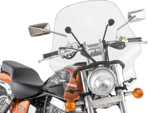 Slipstreamer - Slipstreamer SS-24 Hellfire Crusier Shield - 17in. - Clear - SS-24-C-M