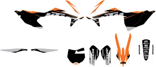 DCOR - DCOR COR 9 KTM Race Complete Graphics Kit - Black - 20-30-207