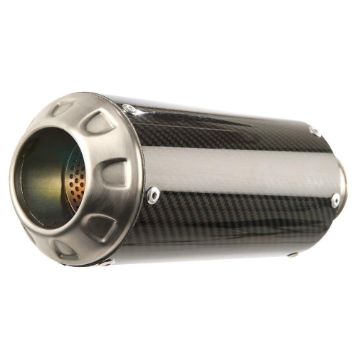 Hotbodies Racing - Hotbodies Racing MGP II Growler Slip-On - Carbon Fiber Muffler - 41302-2404