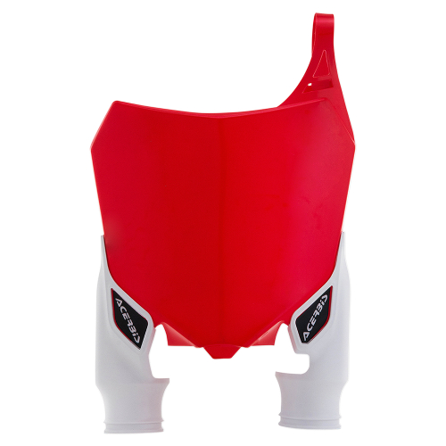 Acerbis - Acerbis Front Number Plate - Red/White - 2527411005