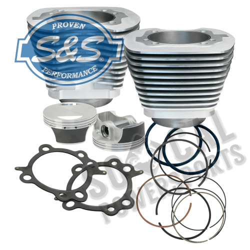 S&S Cycle - S&S Cycle 106in. Big Bore Kit - Silver Powder-Coat - 910-0202