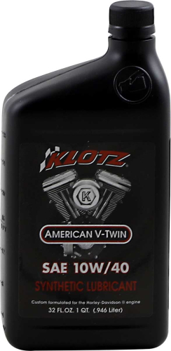 Klotz Oil - Klotz Oil American V-Twin Techniplate Lubricant - 10W40 - 1qt. - KH-1040