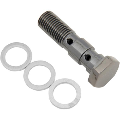 Russell - Russell Renegade Universal Adapter Fitting - 3/8in-24 Double Banjo Bolt - R405173B