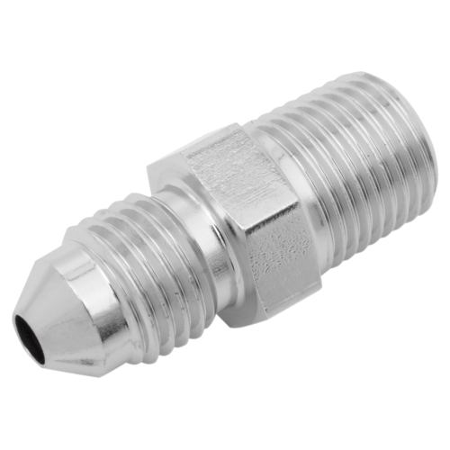 Russell - Russell Cycleflex Universal Brake Line Fitting - 1/8in Male NPT - #3 Straight - R4244C
