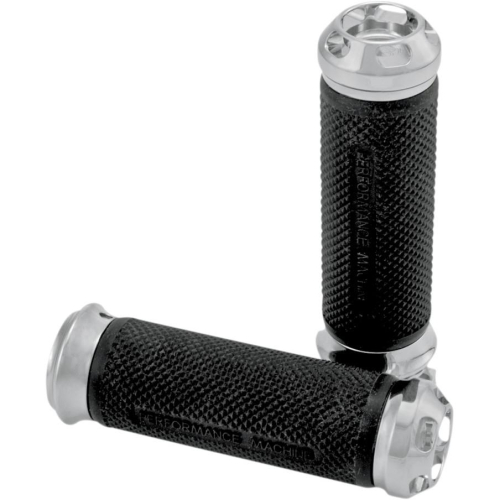 Performance Machine - Performance Machine Elite Apex Grips - Chrome - 0063-2043-CH