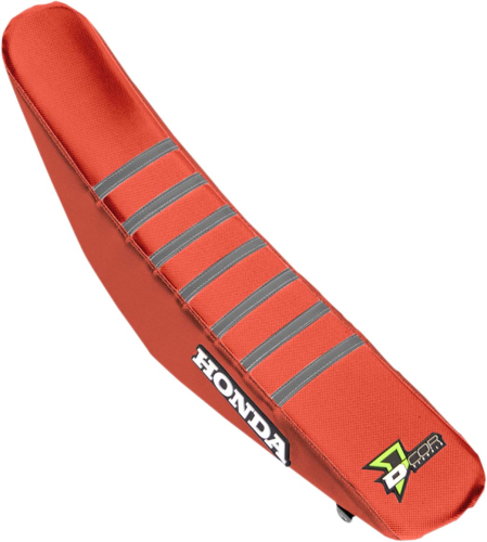 DCOR - DCOR Factory Reinforced Seat Cover - 2017 Honda Geico Replica - Red/Red/Gray Ribs - 30-10-456