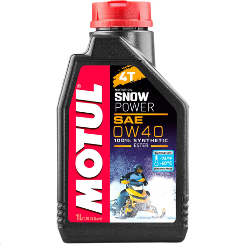 Motul - Motul Snowmobile Power 4T Motor Oil -  0W40 - 1L. - 105891