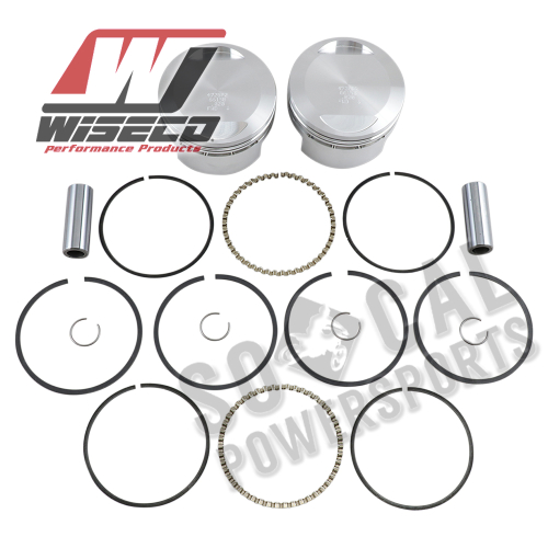 Wiseco - Wiseco K Piston Kit (Domed) - .020in. Oversize to 3.518in., 10:1 Compression - K1702