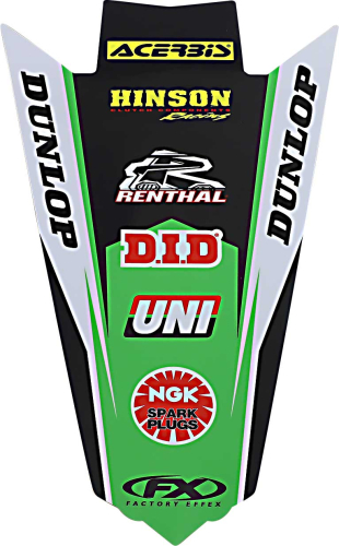 Factory Effex - Factory Effex Rear Fender Graphics Kit - Style 16 - 22-32138
