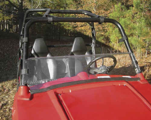 Seizmik - Seizmik Half Hard-Coated Polycarbonate Windshield - 25014