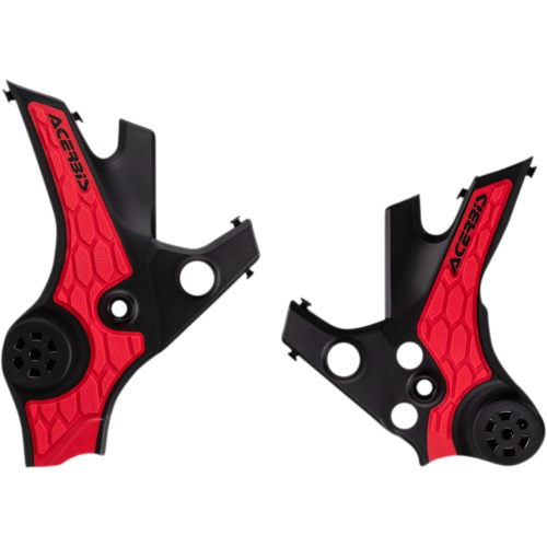 Acerbis - Acerbis X-Grip Frame Guard - Black/Red - 2858821042