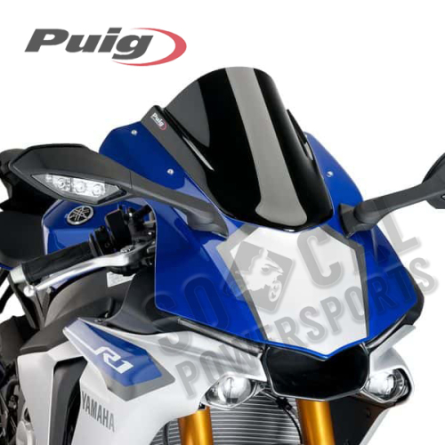 PUIG - PUIG Z-Racing Windscreen - Black - 7648N