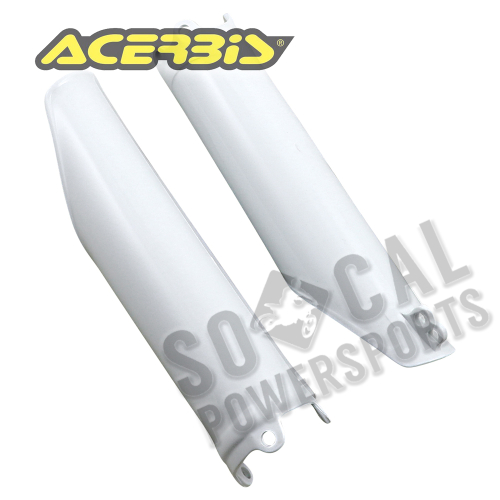 Acerbis - Acerbis Lower Fork Covers - White - 2640300002