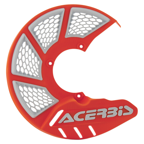 Acerbis - Acerbis X-Brake Mini Disc Cover - 16 Orange/White - 2630555321